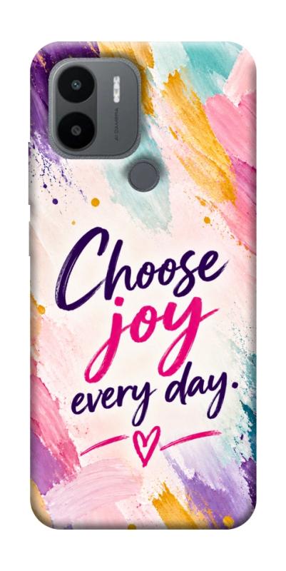Чохол itsPrint Choose joy everyday для Xiaomi Redmi A1+ / A2+, написи, купити оптом з доставкою