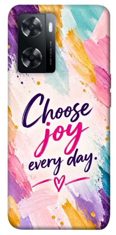 Чохол itsPrint Choose joy everyday для Oppo A57s, написи, купити оптом з доставкою