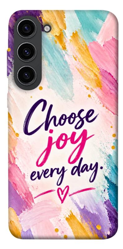 Чехол itsPrint Choose joy everyday для Samsung Galaxy S23, надписи, купить оптом с доставкой