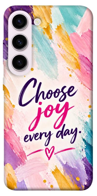 Чохол itsPrint Choose joy everyday для Samsung Galaxy S23+, написи, купити оптом з доставкою