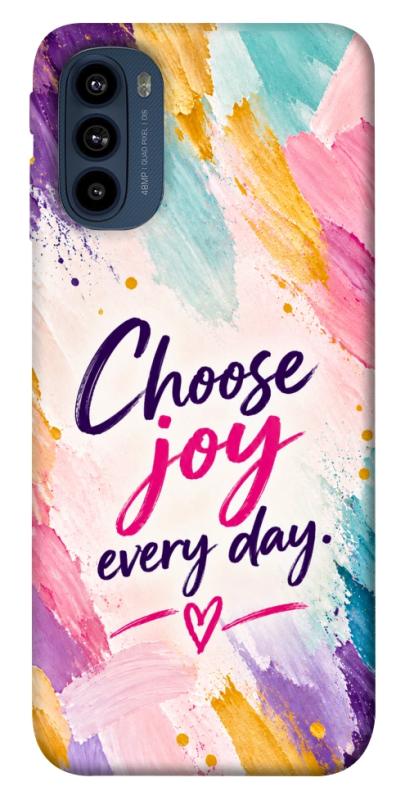 Чохол itsPrint Choose joy everyday для Motorola Moto G41, написи, купити оптом з доставкою
