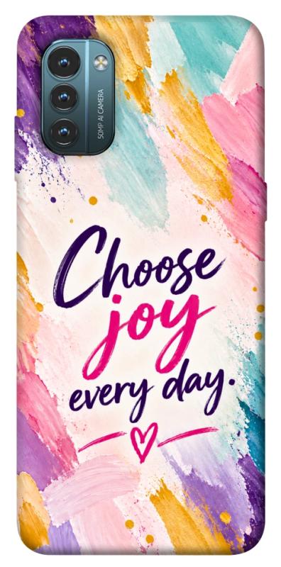 Чохол itsPrint Choose joy everyday для Nokia G21, написи, купити оптом з доставкою