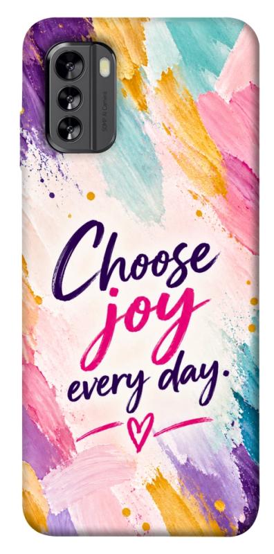 Чохол itsPrint Choose joy everyday для Nokia G60, написи, купити оптом з доставкою