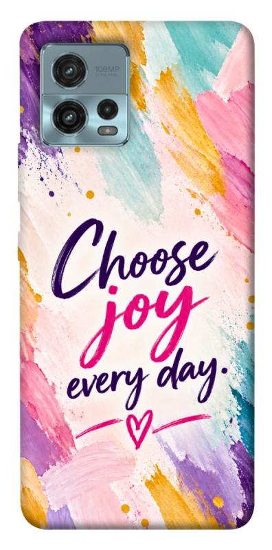 Чохол itsPrint Choose joy everyday для Motorola Moto G72, написи, купити оптом з доставкою