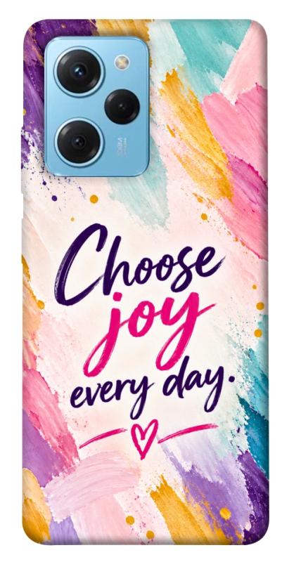 Чохол itsPrint Choose joy everyday для Xiaomi Poco X5 Pro 5G, написи, купити оптом з доставкою