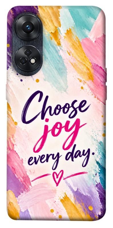 Чохол itsPrint Choose joy everyday для Oppo Reno 8 T 4G, написи, купити оптом з доставкою