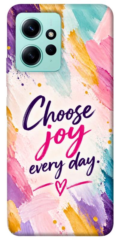 Чохол itsPrint Choose joy everyday для Xiaomi Redmi Note 12 4G, написи, купити оптом з доставкою
