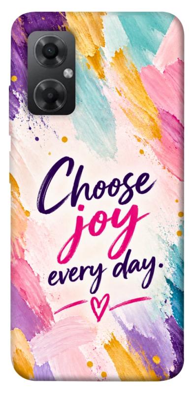 Чохол itsPrint Choose joy everyday для Xiaomi Redmi Note 11R, написи, купити оптом з доставкою