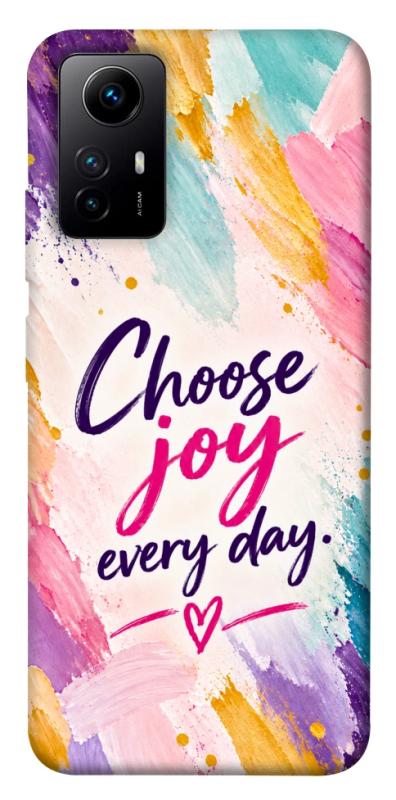 Чехол itsPrint Choose joy everyday для Xiaomi Redmi Note 12S, надписи, купить оптом с доставкой