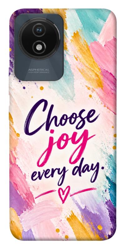 Чохол itsPrint Choose joy everyday для Vivo Y02, написи, купити оптом з доставкою