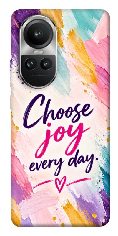 Чохол itsPrint Choose joy everyday для Oppo Reno 10, написи, купити оптом з доставкою