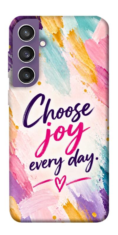 Чохол itsPrint Choose joy everyday для Samsung Galaxy S23 FE, написи, купити оптом з доставкою