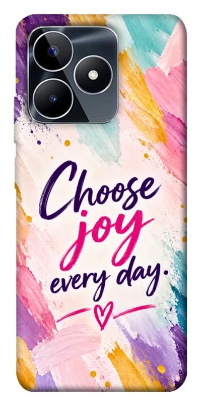 Чохол itsPrint Choose joy everyday для Realme C53, написи, купити оптом з доставкою