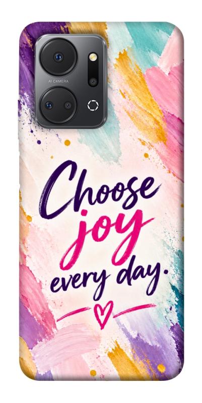 Чехол itsPrint Choose joy everyday для Huawei Honor X7a, надписи, купить оптом с доставкой