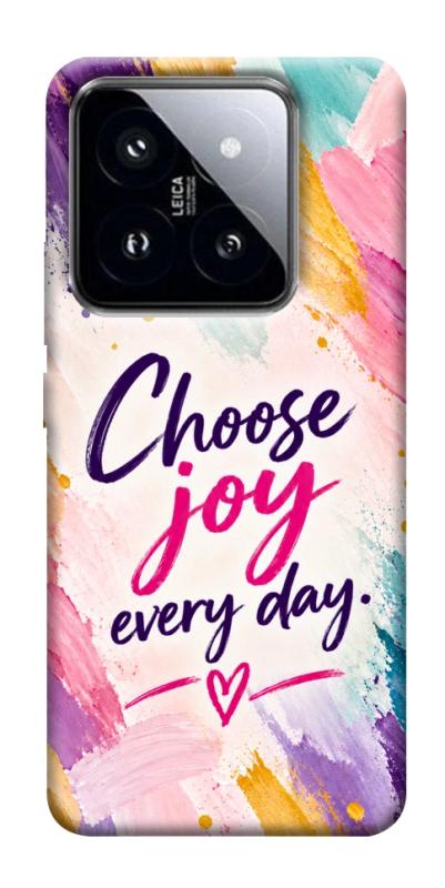 Чохол itsPrint Choose joy everyday для Xiaomi 14 Pro, написи, купити оптом з доставкою