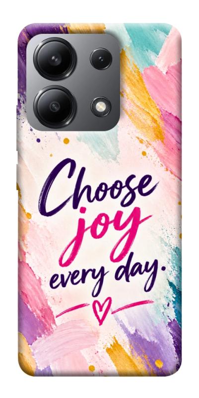 Чохол itsPrint Choose joy everyday для Xiaomi Redmi Note 13 4G, написи, купити оптом з доставкою