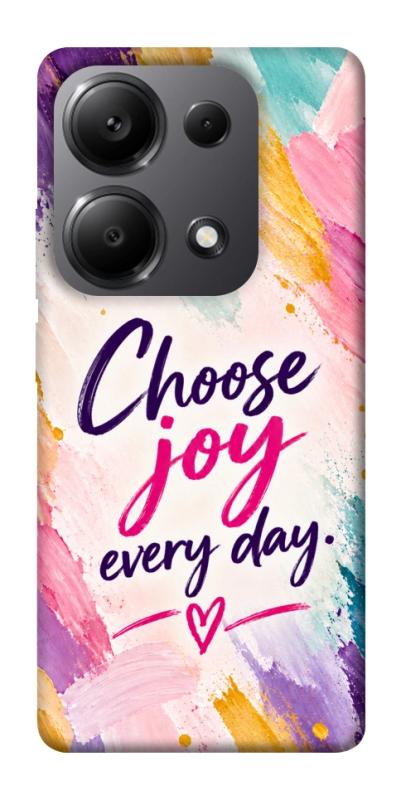 Чехол itsPrint Choose joy everyday для Xiaomi Poco X6, надписи, купить оптом с доставкой