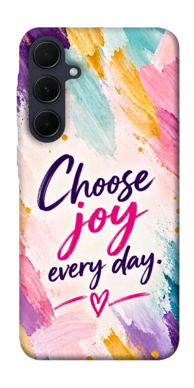Чехол itsPrint Choose joy everyday для Samsung Galaxy A55, надписи, купить оптом с доставкой