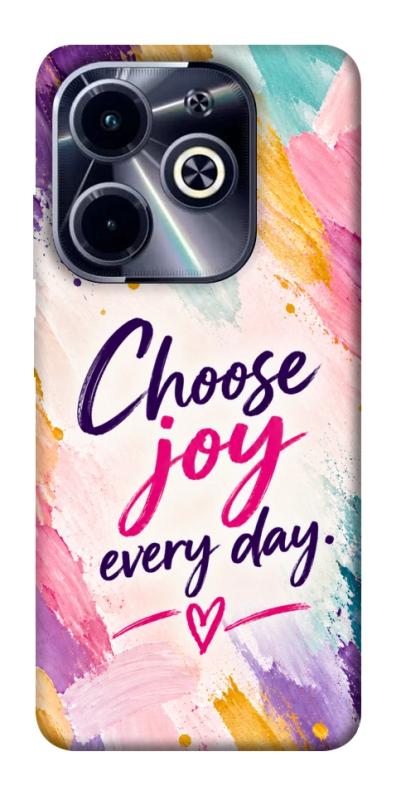 Чехол itsPrint Choose joy everyday для Infinix Hot 40i, надписи, купить оптом с доставкой