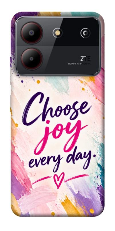 Чохол itsPrint Choose joy everyday для ZTE Blade A54 4G, написи, купити оптом з доставкою