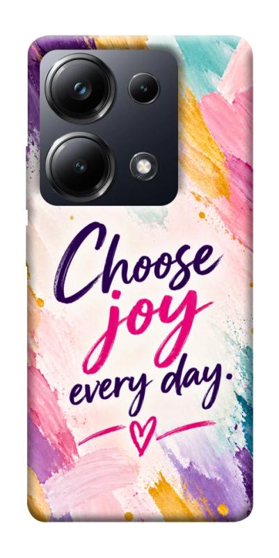 Чохол itsPrint Choose joy everyday для Xiaomi Redmi 13 4G / Poco M6 4G, написи, купити оптом з доставкою