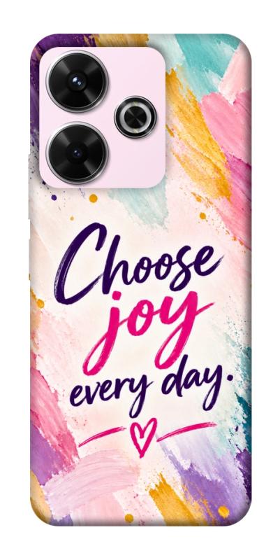 Чохол itsPrint Choose joy everyday для Xiaomi Redmi 13 4G / Poco M6 4G, написи, купити оптом з доставкою