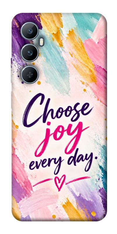 Чохол itsPrint Choose joy everyday для Realme C65 4G, написи, купити оптом з доставкою