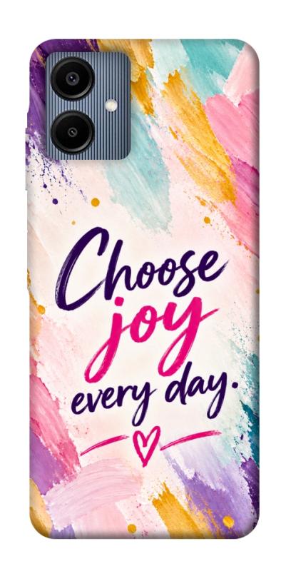 Чехол itsPrint Choose joy everyday для Samsung Galaxy A06, надписи, купить оптом с доставкой