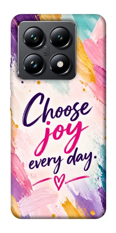 Чохол itsPrint Choose joy everyday для Xiaomi 14T Pro, написи, купити оптом з доставкою