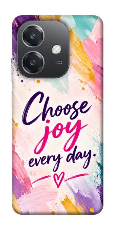 Чехол itsPrint Choose joy everyday для Oppo A3 4G, надписи, купить оптом с доставкой