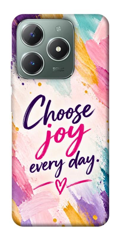 Чохол itsPrint Choose joy everyday для Realme C61 4G, написи, купити оптом з доставкою