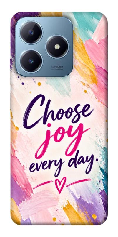 Чохол itsPrint Choose joy everyday для Realme C63 4G, написи, купити оптом з доставкою