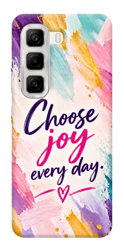 Чехол itsPrint Choose joy everyday для Infinix Hot 50 4G, надписи, купить оптом с доставкой