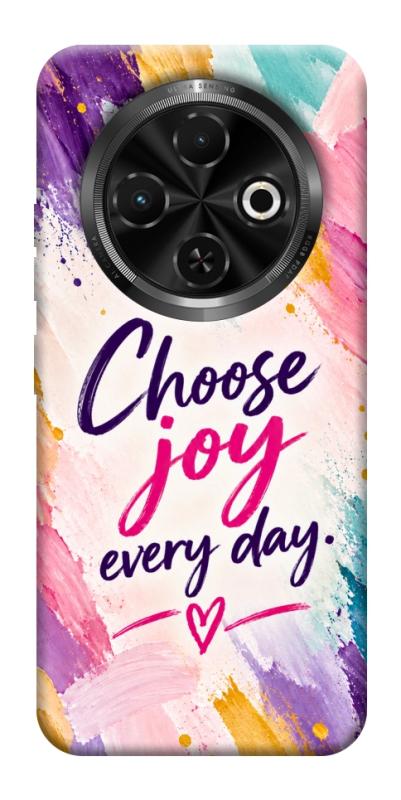 Чохол itsPrint Choose joy everyday для TECNO Spark 30C, написи, купити оптом з доставкою