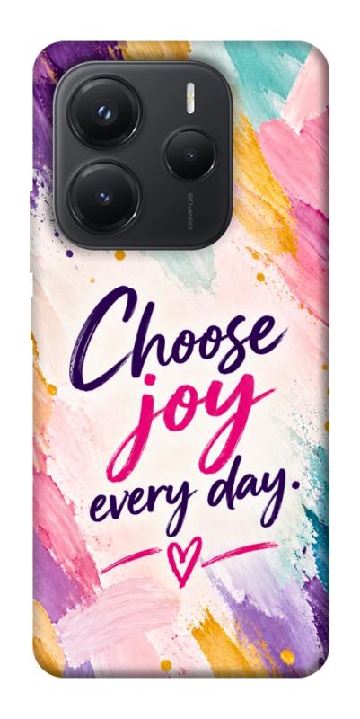 Чохол itsPrint Choose joy everyday для Xiaomi Redmi Note 14 5G, написи, купити оптом з доставкою
