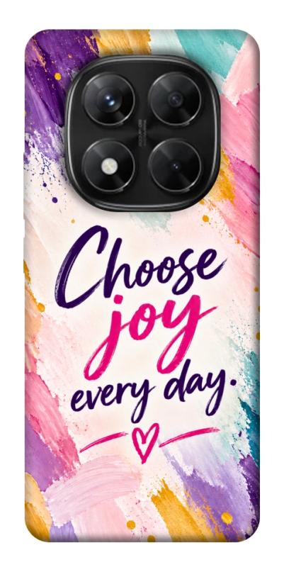 Чохол itsPrint Choose joy everyday для Xiaomi Redmi Note 14 Pro 5G, написи, купити оптом з доставкою