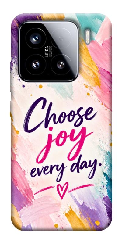 Чохол itsPrint Choose joy everyday для Xiaomi 15, написи, купити оптом з доставкою