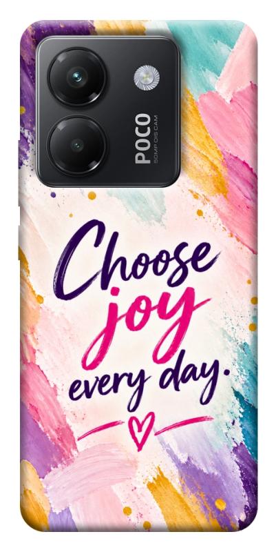 Чохол itsPrint Choose joy everyday для Xiaomi Poco M7 Pro 5G, написи, купити оптом з доставкою
