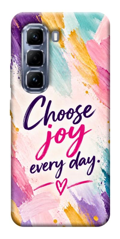 Чохол itsPrint Choose joy everyday для Infinix Hot 50 Pro, написи, купити оптом з доставкою