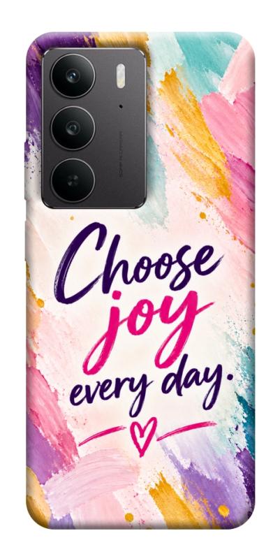 Чехол itsPrint Choose joy everyday для Realme C75, надписи, купить оптом с доставкой