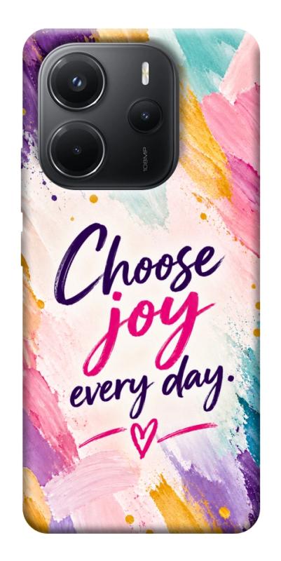 Чохол itsPrint Choose joy everyday для Xiaomi Redmi Note 14 4G (Europe version), написи, купити оптом з доставкою