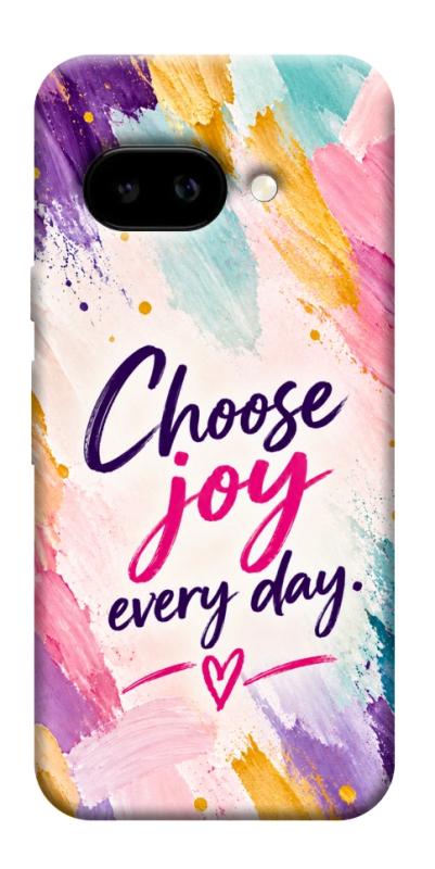 Чехол itsPrint Choose joy everyday для Google Pixel 9a, надписи, купить оптом с доставкой