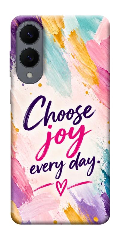 Чохол itsPrint Choose joy everyday для Samsung Galaxy S25 Edge, написи, купити оптом з доставкою