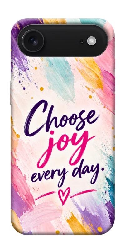 Чохол itsPrint Choose joy everyday для Apple iPhone 17 Air (6.5"), написи, купити оптом з доставкою