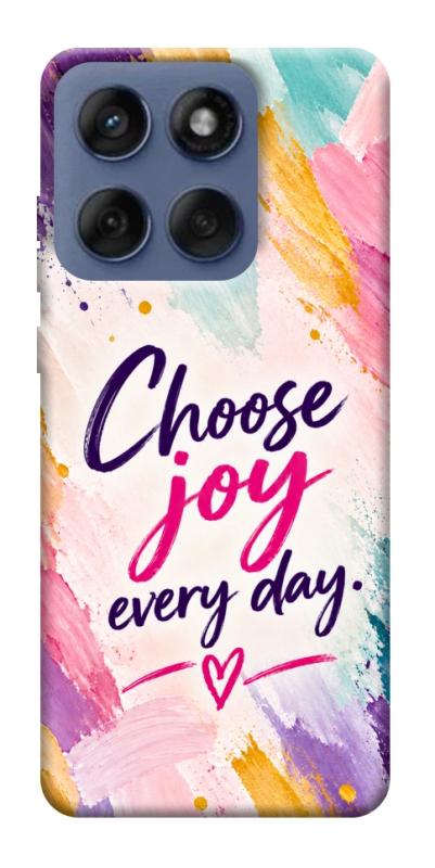 Чохол itsPrint Choose joy everyday для Motorola Edge 60 Fusion, написи, купити оптом з доставкою