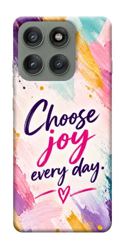 Чохол itsPrint Choose joy everyday для Motorola Edge 60 Pro, написи, купити оптом з доставкою