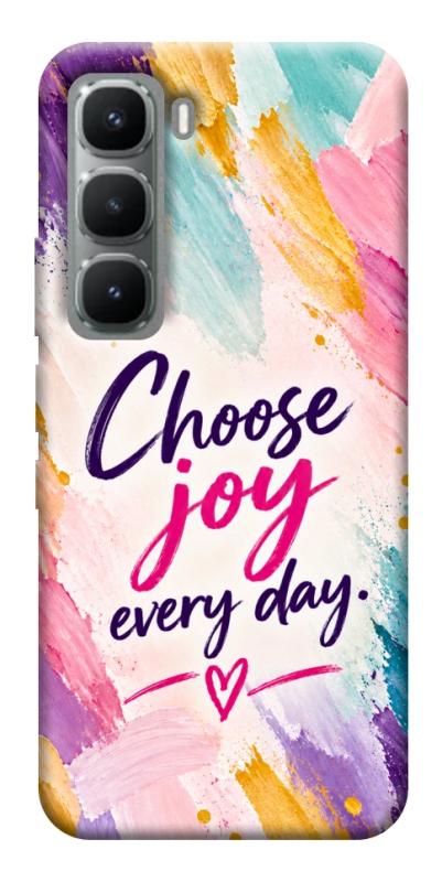 Чохол itsPrint Choose joy everyday для Infinix Hot 60i, написи, купити оптом з доставкою