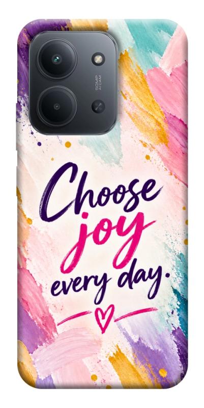 Чохол itsPrint Choose joy everyday для Xiaomi Redmi 15C (EU), написи, купити оптом з доставкою