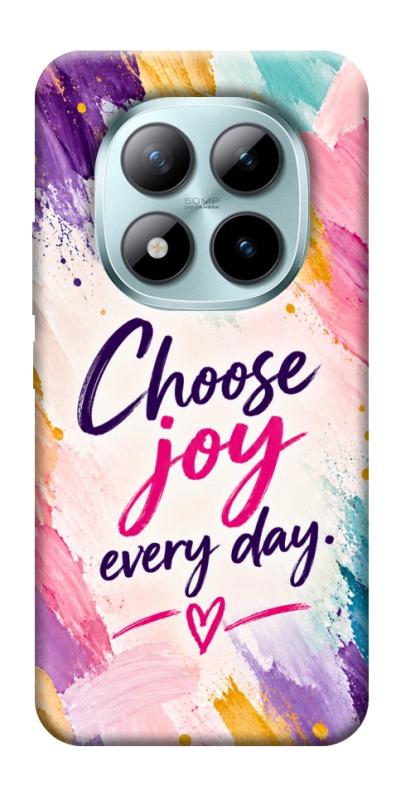 Чохол itsPrint Choose joy everyday для Xiaomi Redmi Note 15 Pro 5G, написи, купити оптом з доставкою