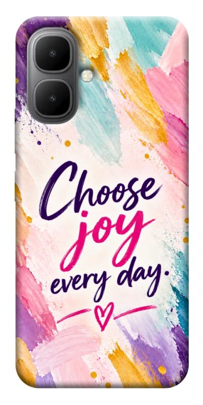 Чохол itsPrint Choose joy everyday для Infinix Smart 10, написи, купити оптом з доставкою